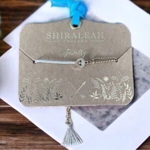 Shiraleah Chicago Skull Bracelet White